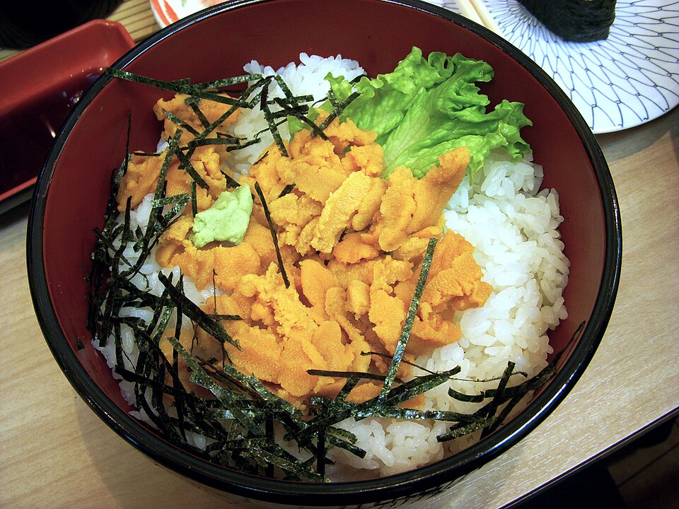 生うに丼（生海膽丼）——本圖即攝於福岡